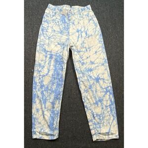 Rachel Comey X Target Mom Retro White‎ Marble Tie Dye Print Jeans Women's Sz 4